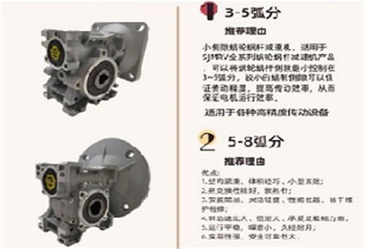 小側隙、高精度的蝸輪減速機這么選？有什么特點？